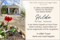 eine Anzeige