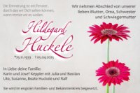 eine Anzeige
